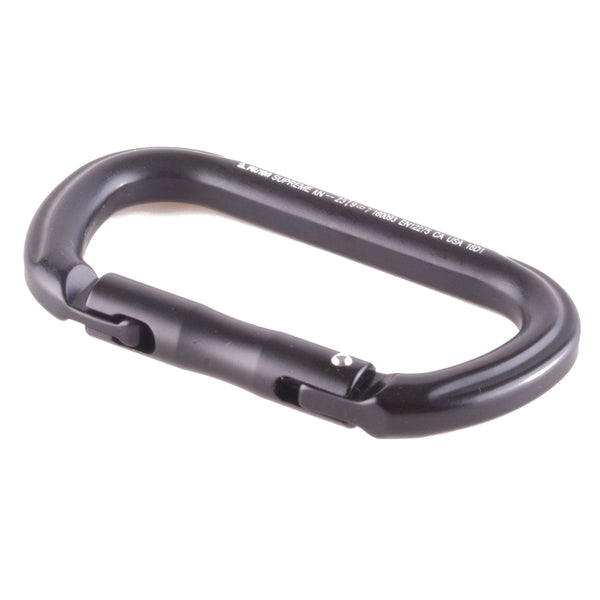 supreme oval carabiner black