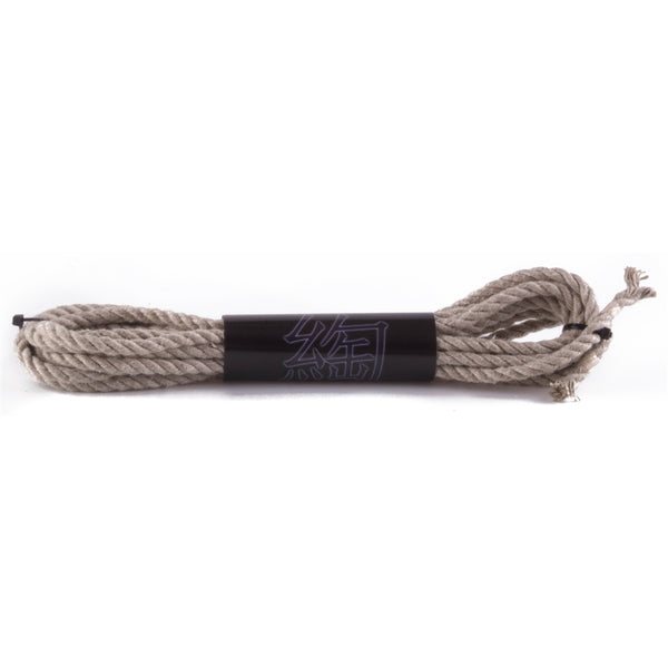 hemp shibari rope 15' black light
