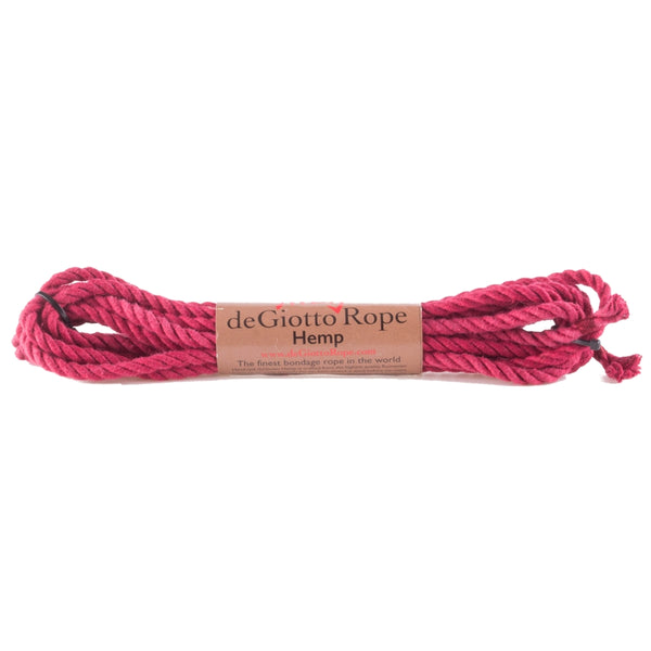 hemp shibari rope 15' burgundy