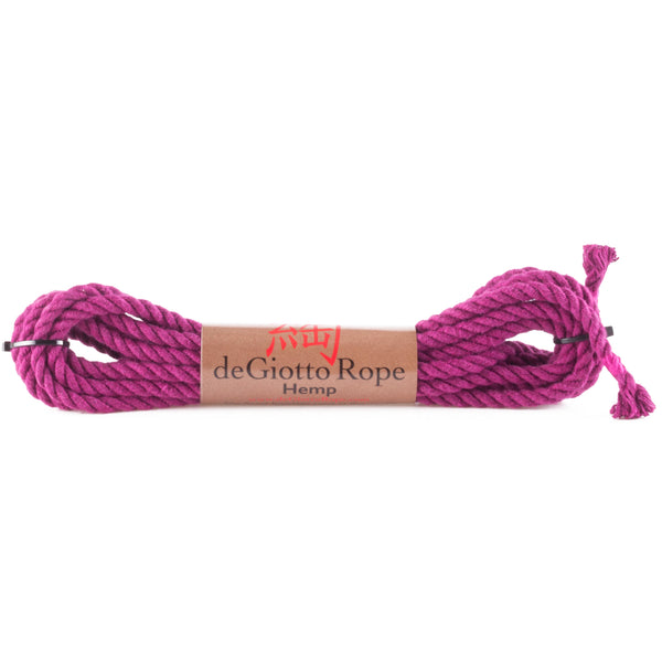 hemp shibari rope 30' purple