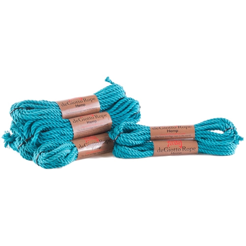 hemp shibari rope full kit 8x30' 2x15' teal