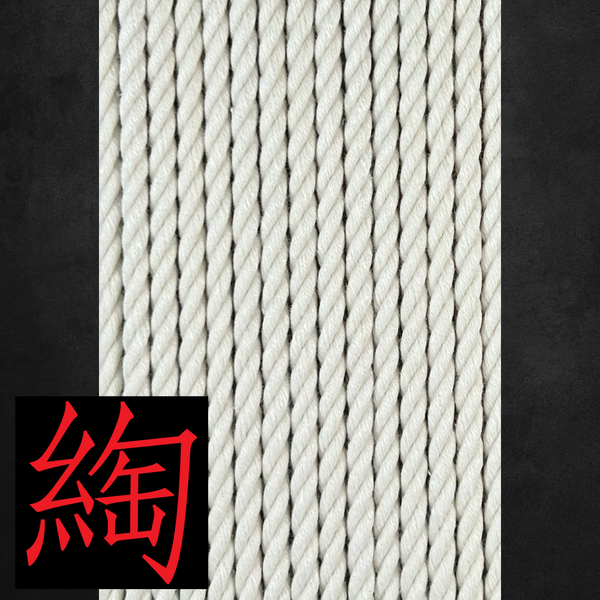 Hemp Shibari Rope by the Foot 6 mm