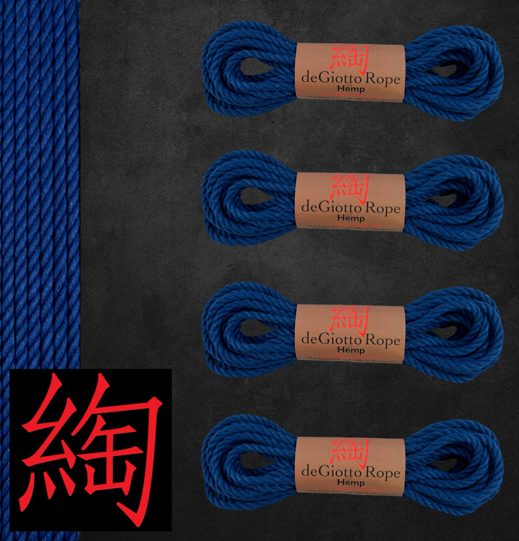 Hemp Shibari Rope Bare bones Kit 4x30' – deGiotto Rope