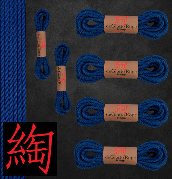 Hemp Shibari Rope Basic Starter Kit 4x30' 2x15'