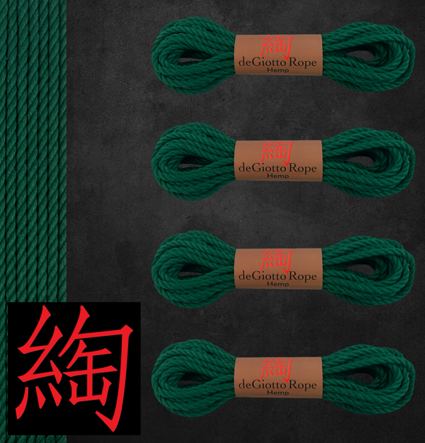 Hemp Shibari Rope Bare bones Kit 4x30'