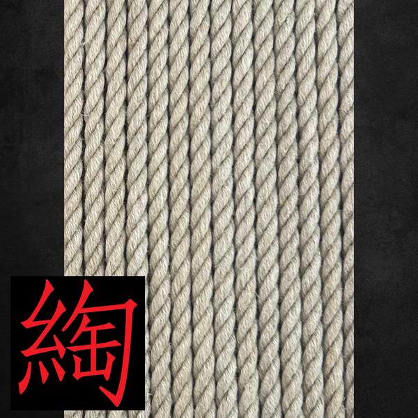 Hemp Shibari Rope by the Foot 6 mm