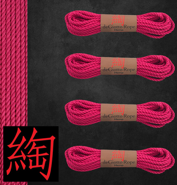 Hemp Shibari Rope Bare bones Kit 4x30'