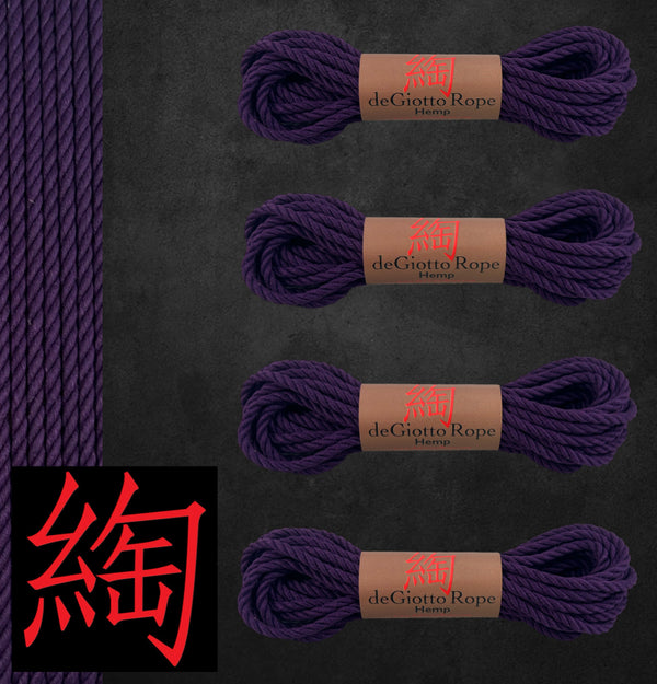 Hemp Shibari Rope Bare bones Kit 4x30'