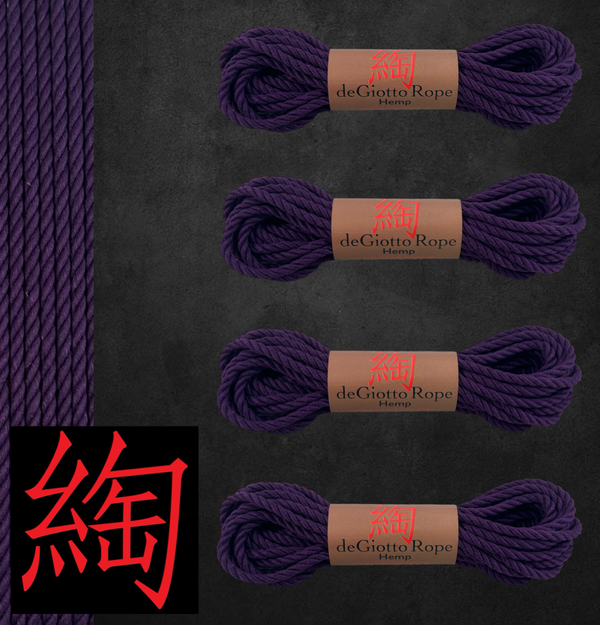 Hemp Shibari Rope Bare bones Kit 4x30'