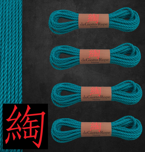 Hemp Shibari Rope Bare bones Kit 4x30'