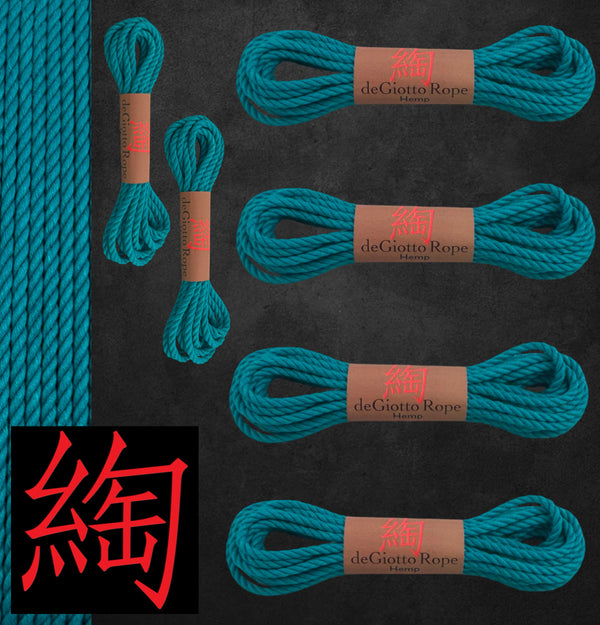 Hemp Shibari Rope Basic Starter Kit 4x30' 2x15'