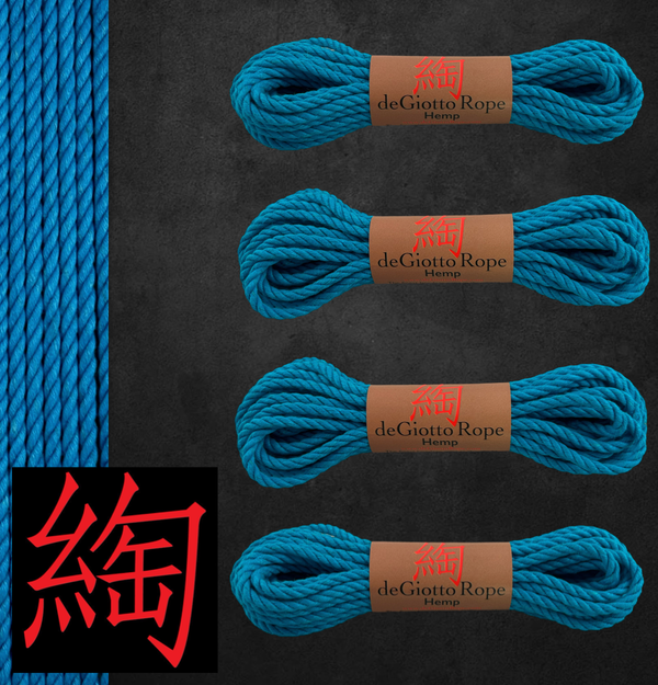 Hemp Shibari Rope Bare bones Kit 4x30'