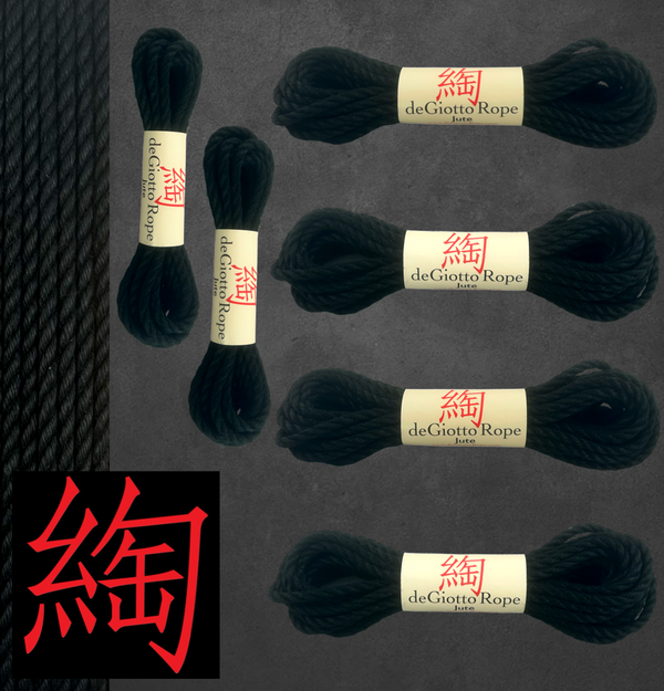 Jute Shibari Rope Basic Starter Kit 4x30' 2x15'