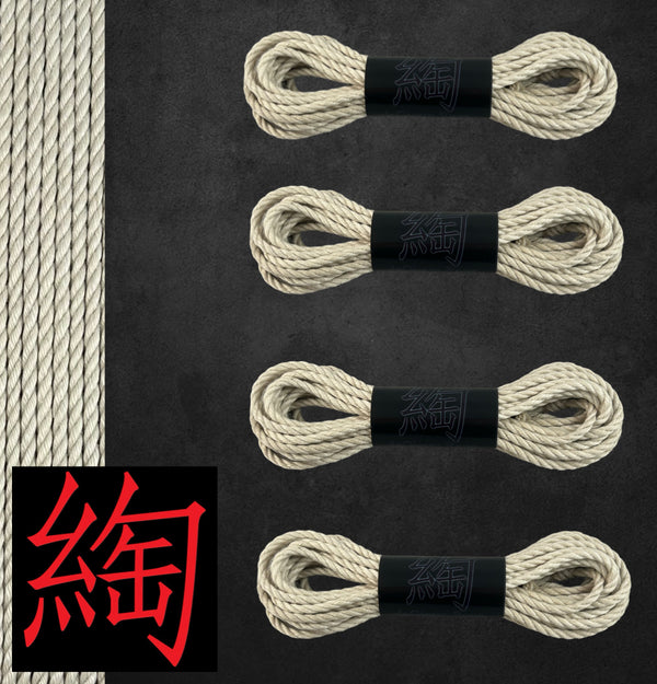 Jute Shibari Rope Bare bones Kit 4x30'