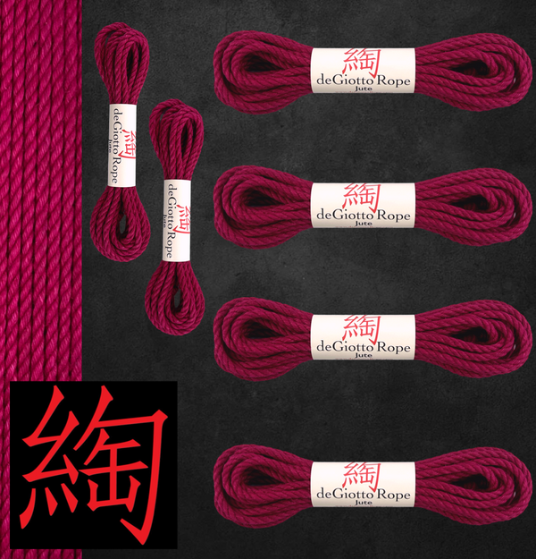 Jute Shibari Rope Basic Starter Kit 4x30' 2x15'