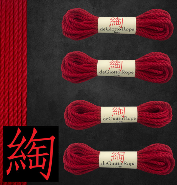 Jute Shibari Rope Bare bones Kit 4x30'