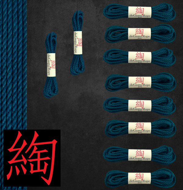 Jute Shibari Rope Full Kit 8x30' 2x15'