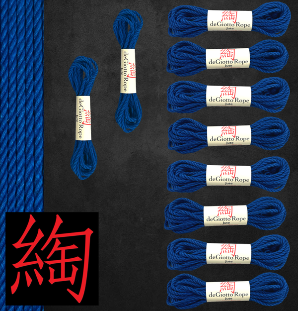 Jute Shibari Rope Full Kit 8x30' 2x15'