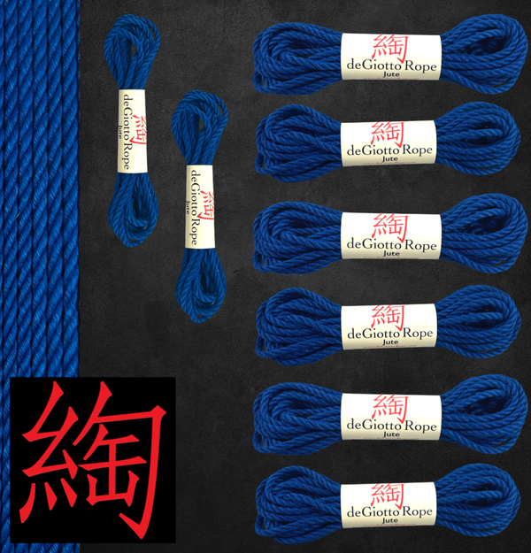 Jute Shibari Rope Standard Kit 6x30' 2x15'