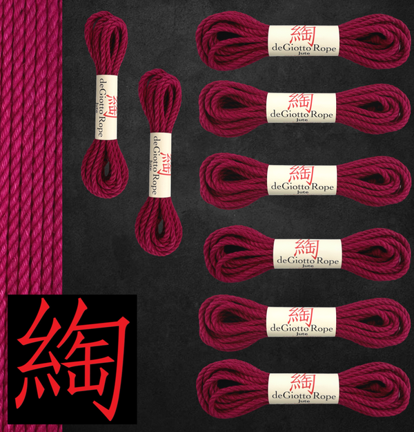 Jute Shibari Rope Standard Kit 6x30' 2x15'