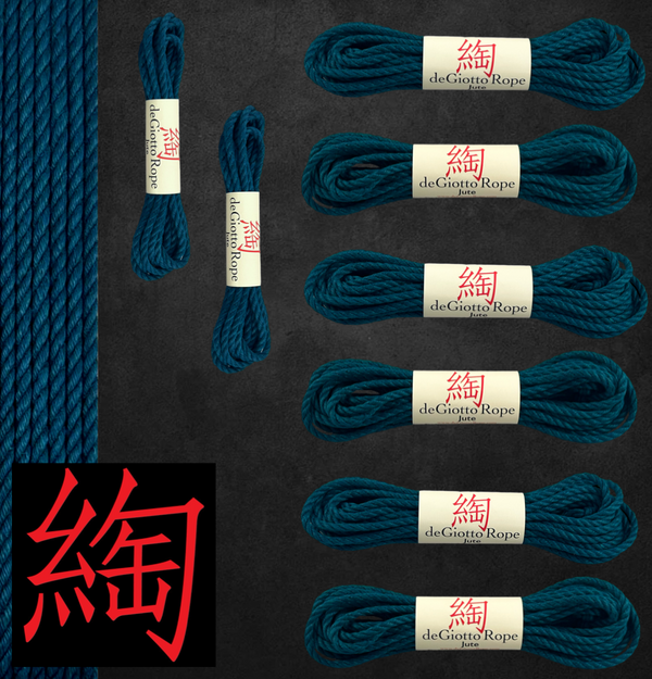 Jute Shibari Rope Standard Kit 6x30' 2x15'