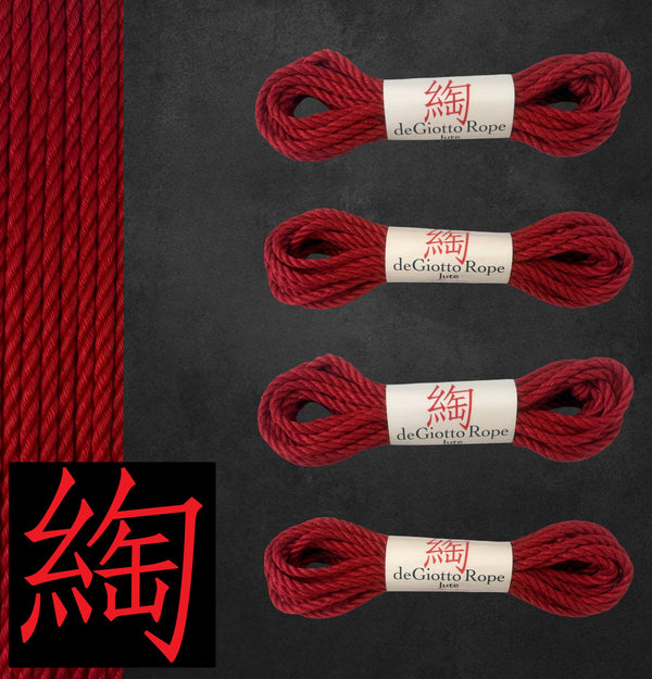 Jute Shibari Rope Bare bones Kit 4x30'