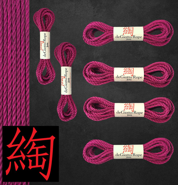 Jute Shibari Rope Basic Starter Kit 4x30' 2x15'