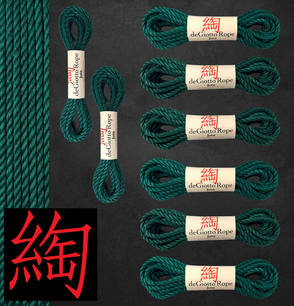 Jute Shibari Rope Standard Kit 6x30' 2x15'