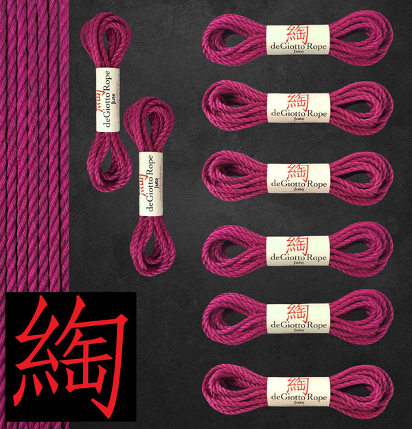 Jute Shibari Rope Standard Kit 6x30' 2x15'