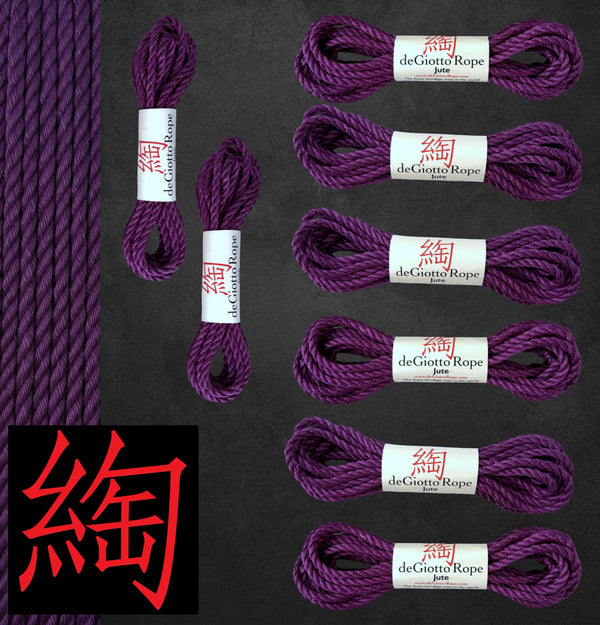 Jute Shibari Rope Standard Kit 6x30' 2x15'