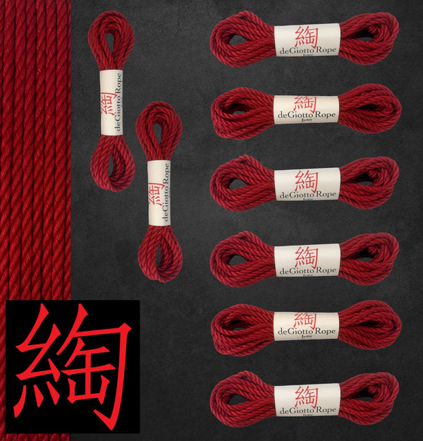 Jute Shibari Rope Standard Kit 6x30' 2x15'