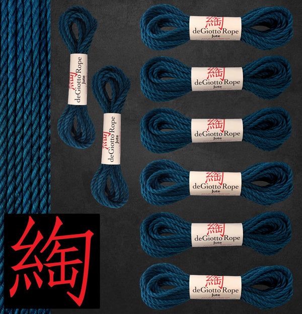 Jute Shibari Rope Standard Kit 6x30' 2x15'