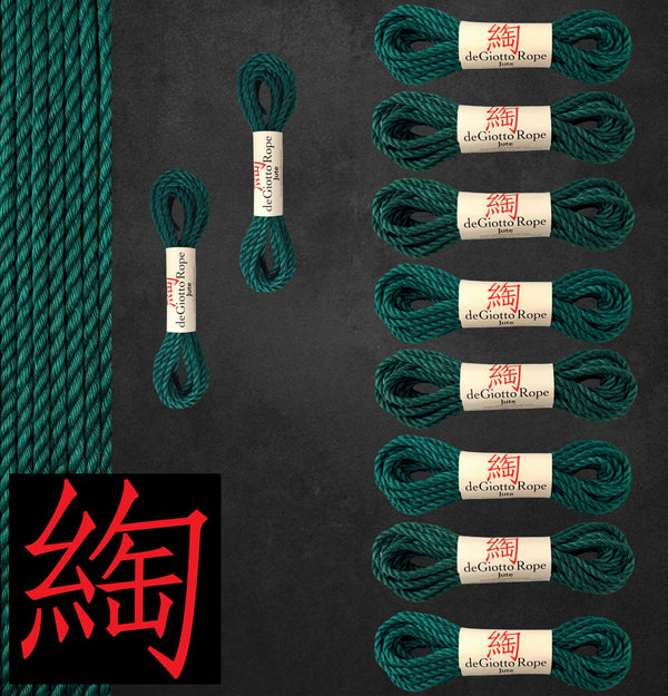 Jute Shibari Rope Full Kit 8x30' 2x15'