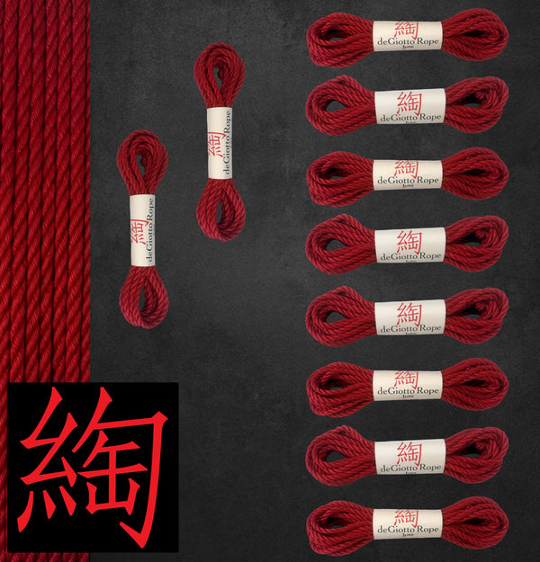 Jute Shibari Rope Full Kit 8x30' 2x15'