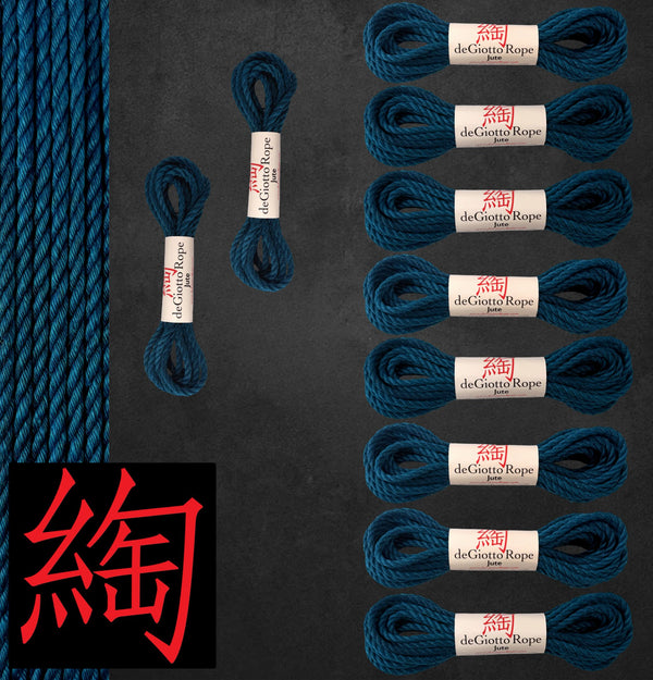 Jute Shibari Rope Full Kit 8x30' 2x15'