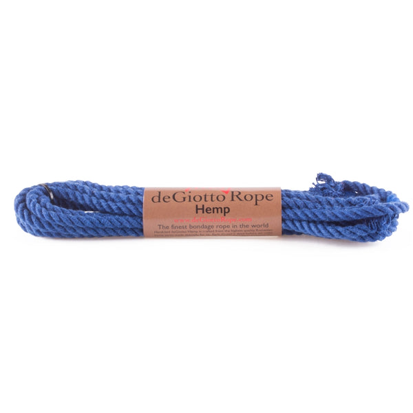 hemp shibari rope 15' blue