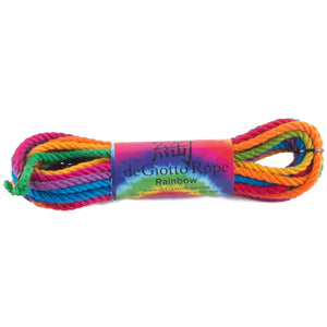 hemp shibari rope rainbow 30'
