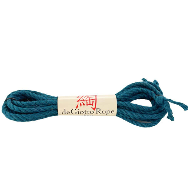 jute shibari rope 15' teal
