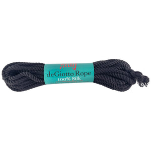 silk shibari rope 15' black