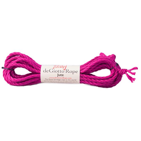 jute shibari rope 30' pink/magenta