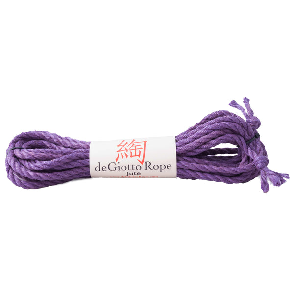 jute shibari rope 30' purple