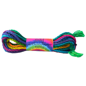 jute shibari rope rainbow 30'