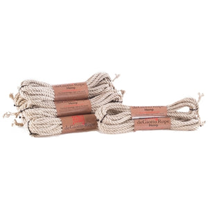 hemp shibari rope standard kit 6x30' 2x15' natural