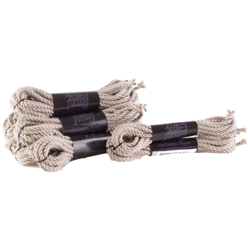 hemp shibari rope standard kit 6x30' 2x15' blacklight