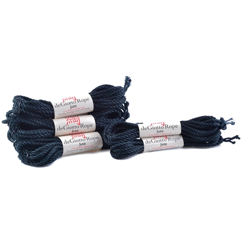 jute shibari rope standard kit 6x30' 2x15' black