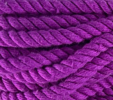 spooled silk shibari rope 300 feet purple